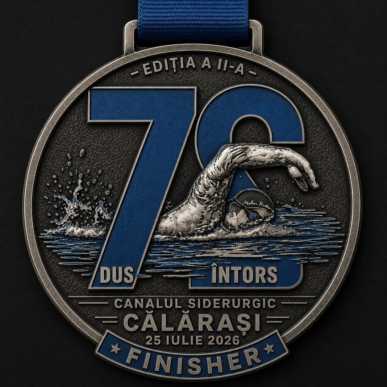 Medalie finisher Swim4Dreams 72 Dus-Întors