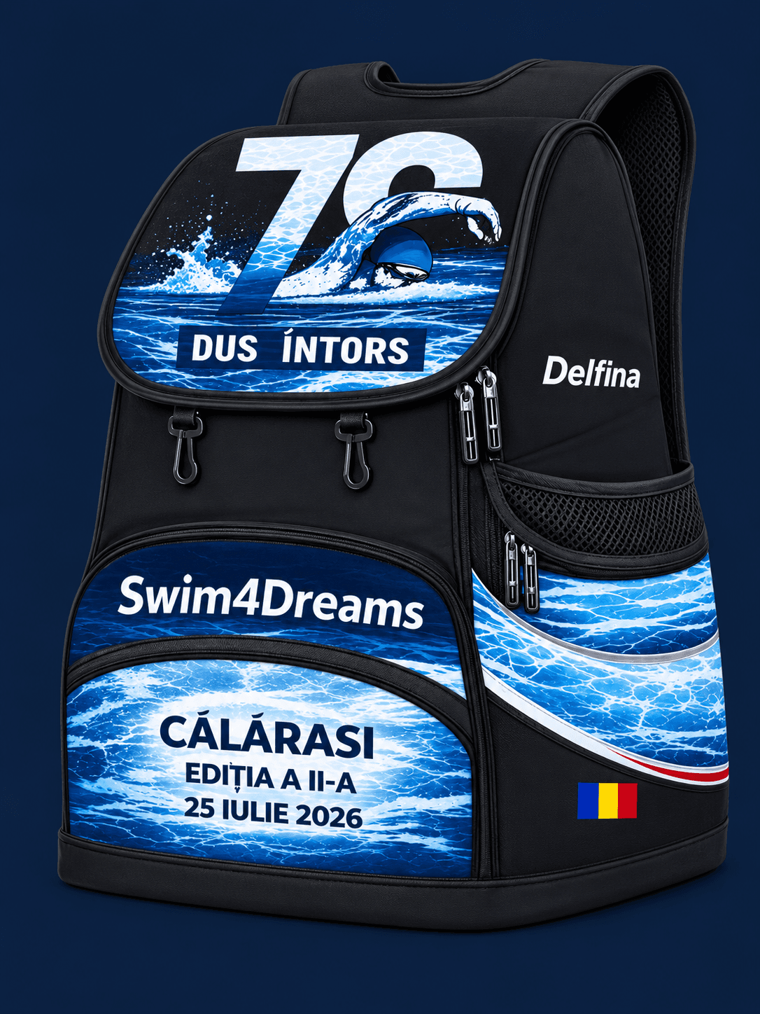 Rucsac oficial Swim4Dreams 72 Dus-Întors