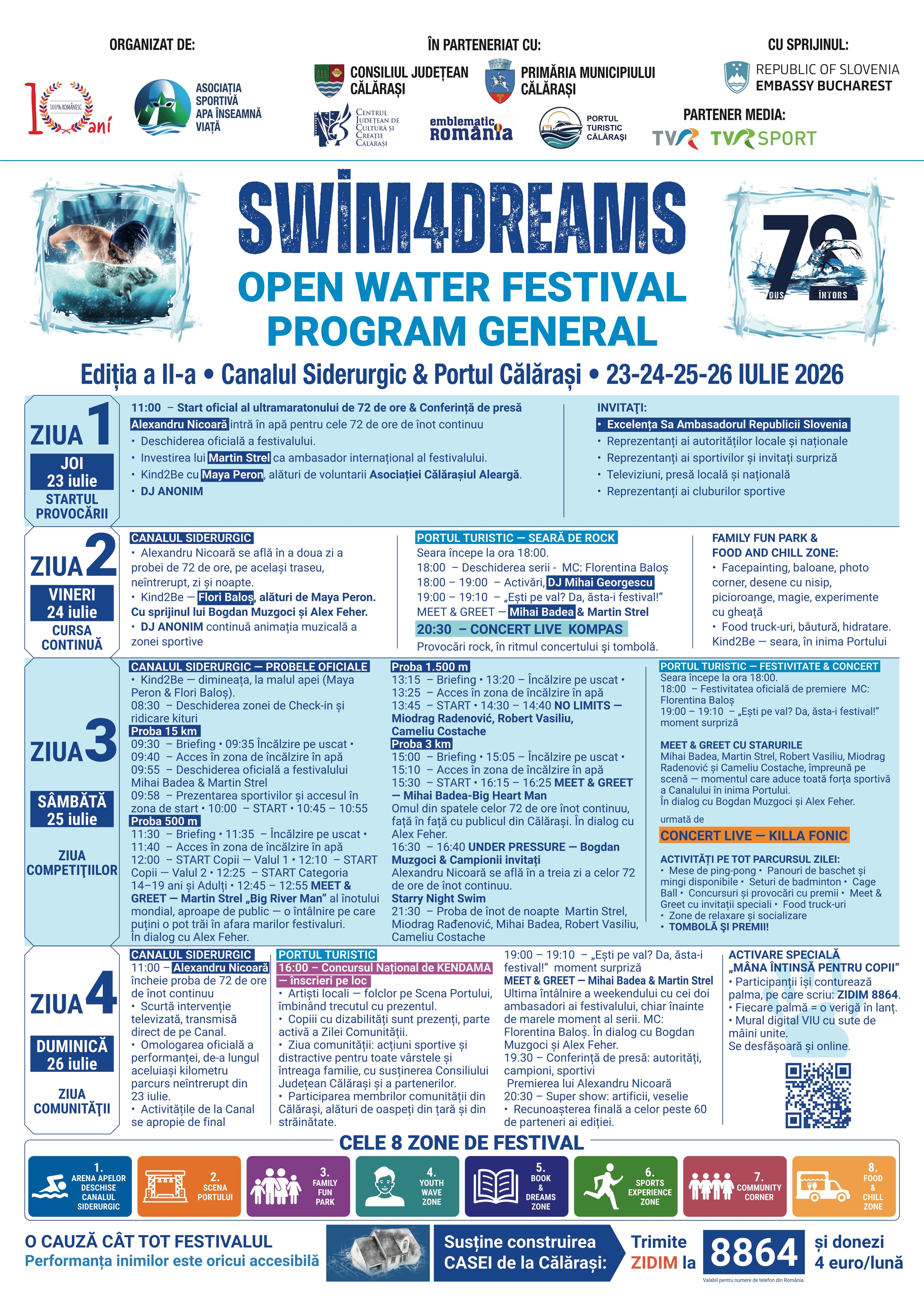 Program general Swim4Dreams 2026